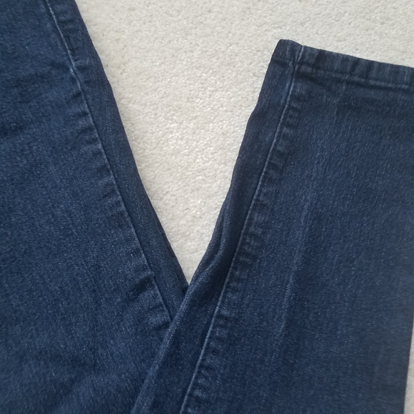 Dark Blue High Rise Skinny Jeggings Jeans - Picture 7 of 9